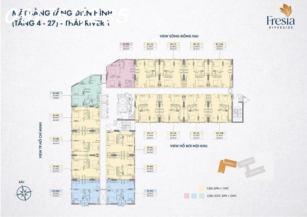 Dự án căn hộ chung cư Fresia Riverside Tân Vạn Biên Hòa Đồng Nai, gần Aeon Mall, Metro Suối Tiên - Ảnh 3