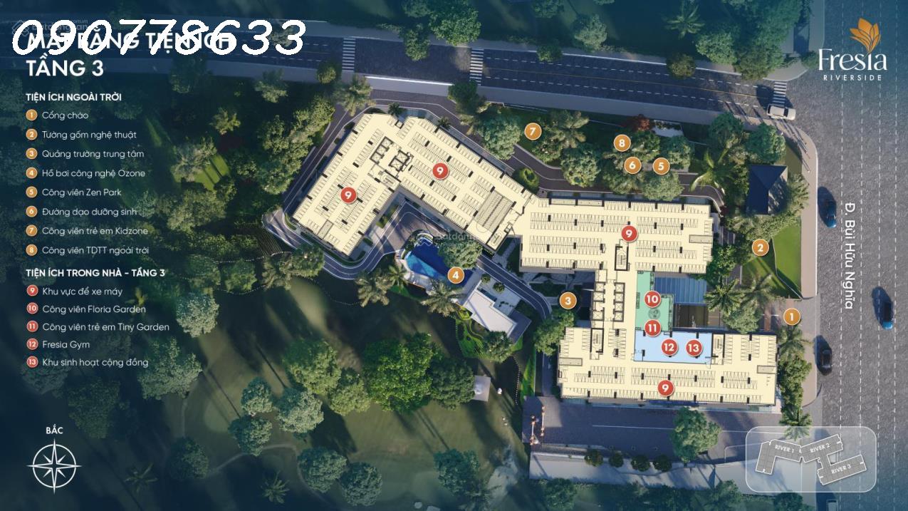 Chính thức nhận booking giữ chỗ 30 triệu / căn hộ Fresia Riverside BH - LH: PKD CĐT 0902778633 - Ảnh 2
