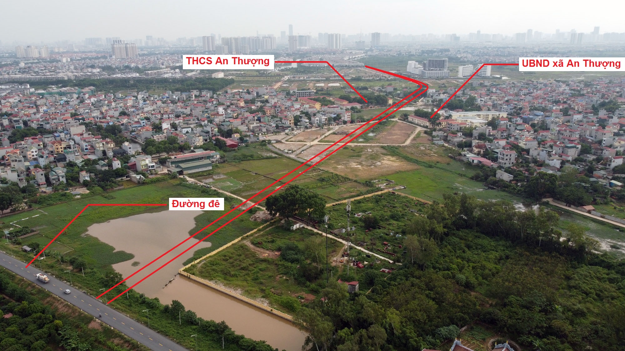 Bán Nhà Mặt Tiền 6.4m "Vàng" Trục Liên Xã An Thượng - Giá 135 Triệu/m², Sổ Đỏ Chính Chủ - Ảnh chính