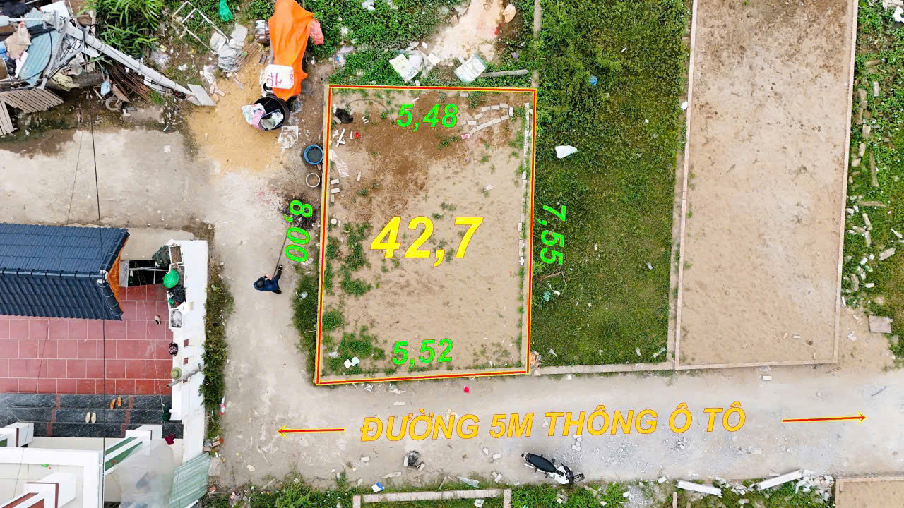 Bán 42m đất tổ 9, TT Quang Minh, Mê Linh. Lô góc 2 mặt thoáng cực đẹp - Ảnh chính