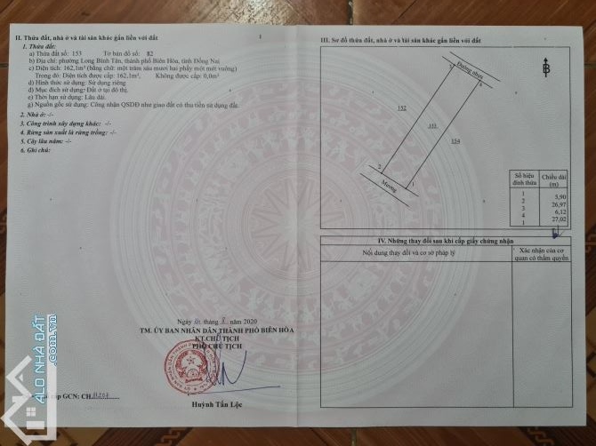 LÔ ĐẤT VỊ TRÍ ĐẸP -  GIÁ TỐT CHÍNH CHỦ Cần Bán Lô Đất Tại Tp Biên Hòa, tỉnh Đồng Nai - Ảnh 1