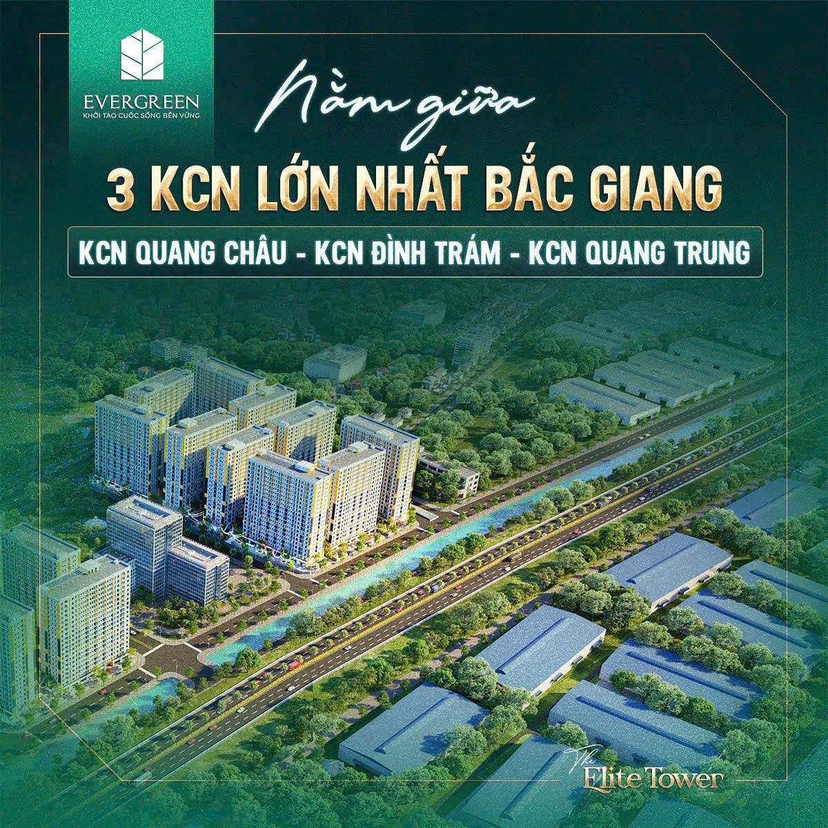 Chỉ với từ 1 tỷ sở hữu đàu tư ngay căn hộ CC Thương Mại Evergreen Bắc Giang! - Ảnh 3