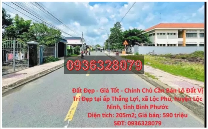 ⭐️Bán đất vị trí đẹp tại Lộc Ninh, Bình Phước, 590tr, 0936328079 - Ảnh chính
