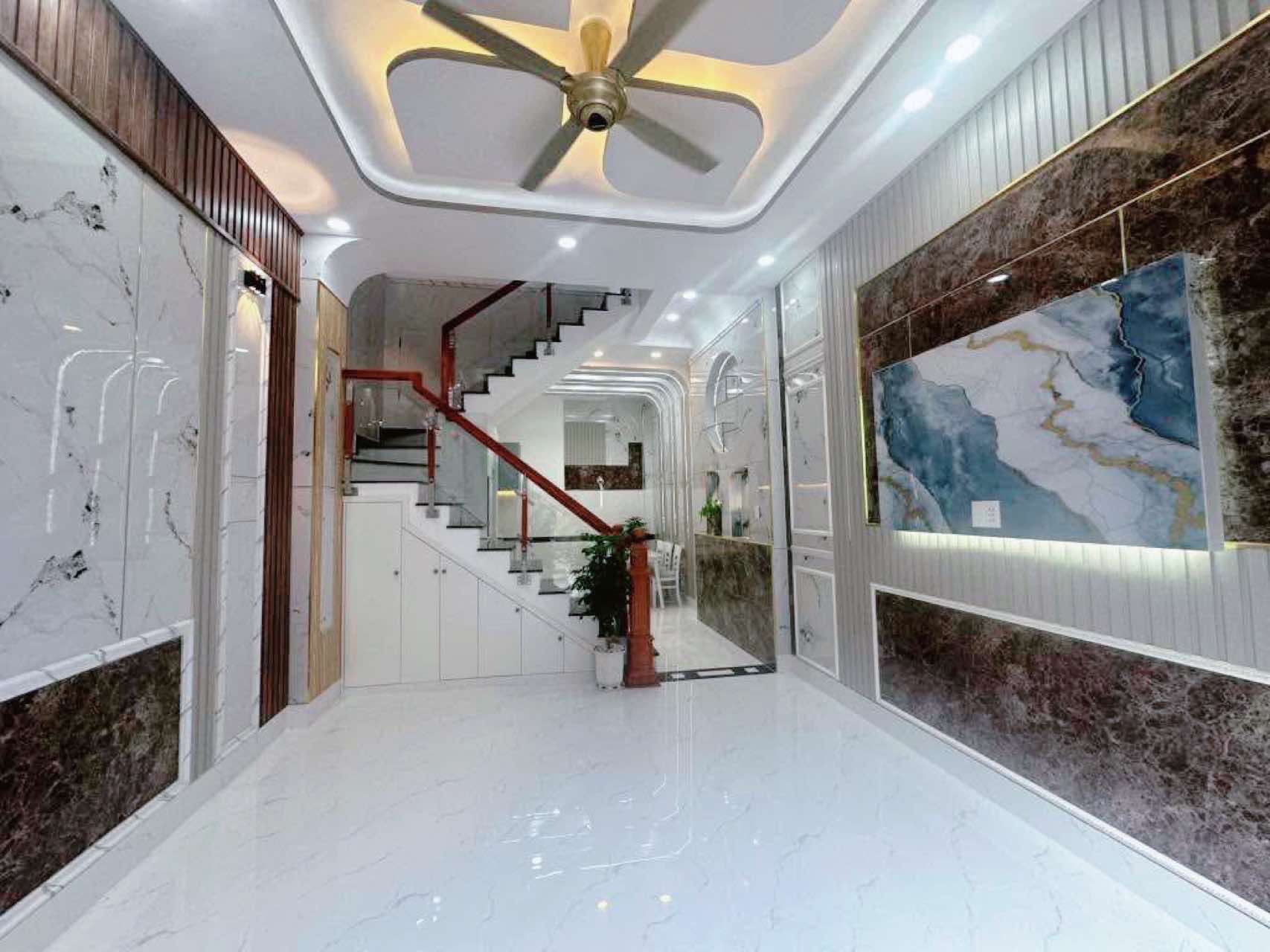 Nhà mới full nt 38m2-3tang hxh thông sát mt Tân Chánh Hiệp 3 Q12 - 5 tỷ nhỉnh 0932030061 - Ảnh 2