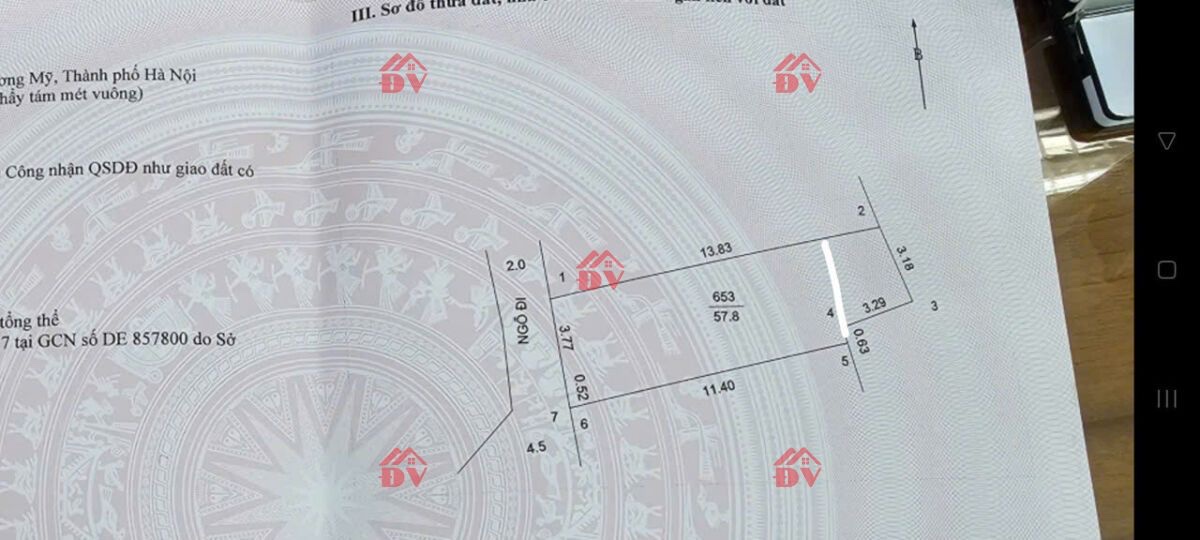 CHÍNH CHỦ BÁN LÔ ĐẤT 57,8M TẠI HỢP ĐỒNG-PHƯỜNG CHƯƠNG MỸ-HÀ NỘI - Ảnh 4