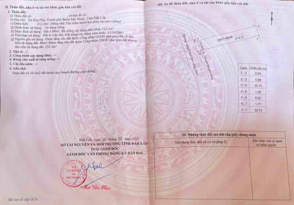BÁN LÔ ĐẤT HẺM CÁCH QUÓC LỘ 14 CHỈ 500M, BUÔN MA THUỘT, ĐỐI DIỆN KCN HOÀ PHÚ, CHỈ 775TRIỆU - Ảnh 2