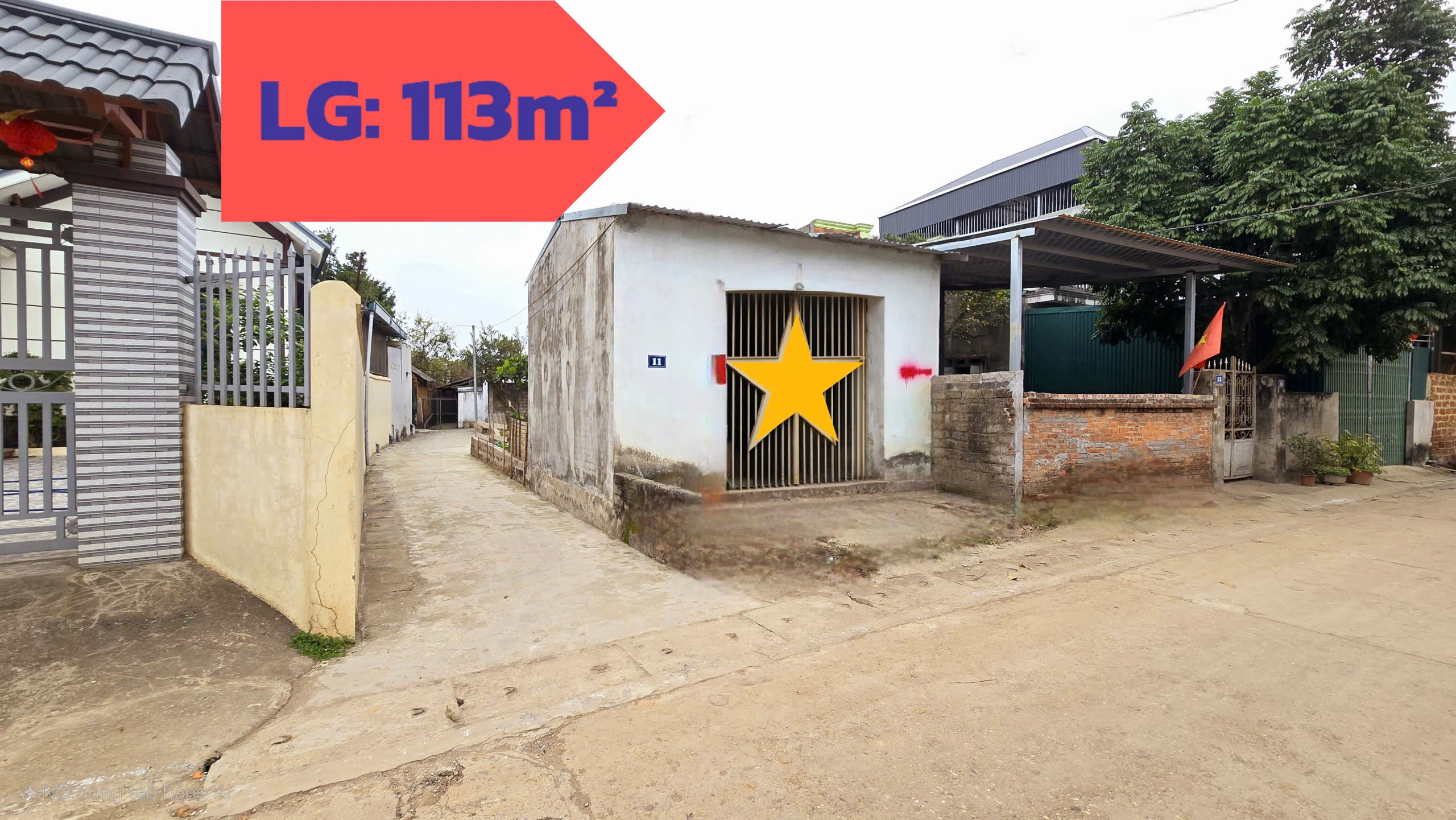 LÔ GÓC, 111,8M2 CẠNH NHÀ VH THÔN; GIÁ NHỈNH 2 TỶ - Ảnh 1