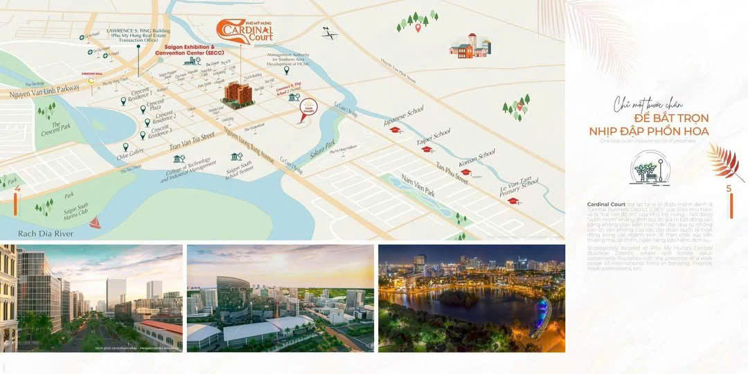 DUY NHẤT 1 CĂN SHOP TẦNG TRỆT SỞ HỮU LÂU DÀI TẠI DỰ ÁN CARDINAL COURT PHÚ MỸ HƯNG MỞ BÁN - Ảnh 2