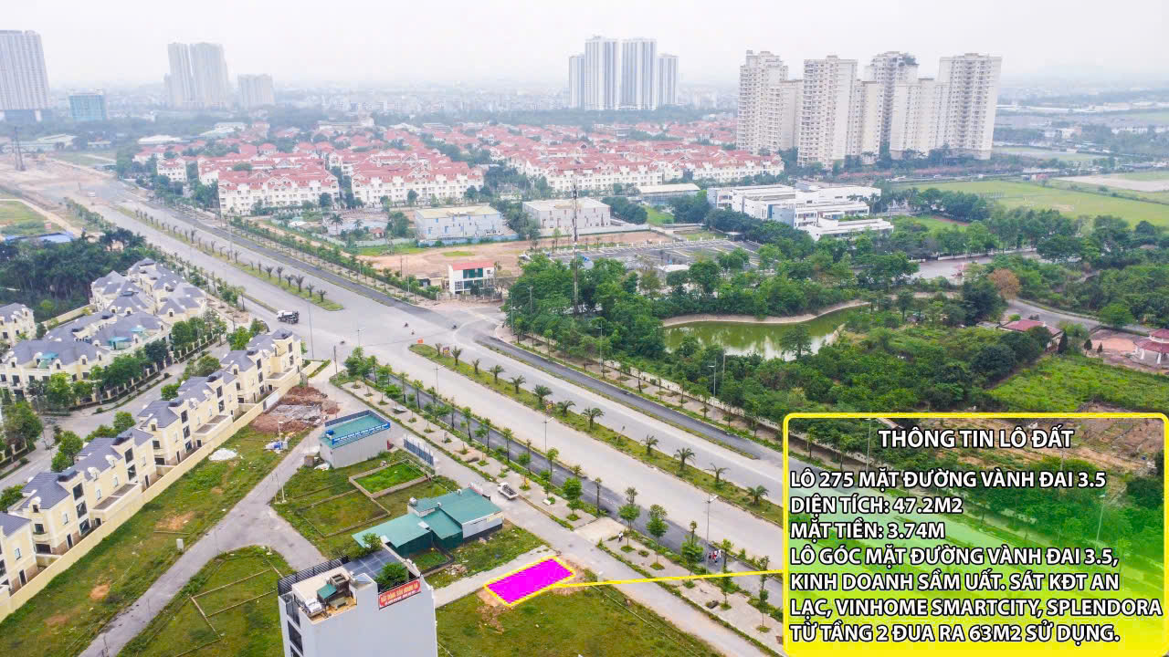 Lô góc siêu đẳng cấp mặt đường Vành Đai 3.5, giá đầu tư - Ảnh 1