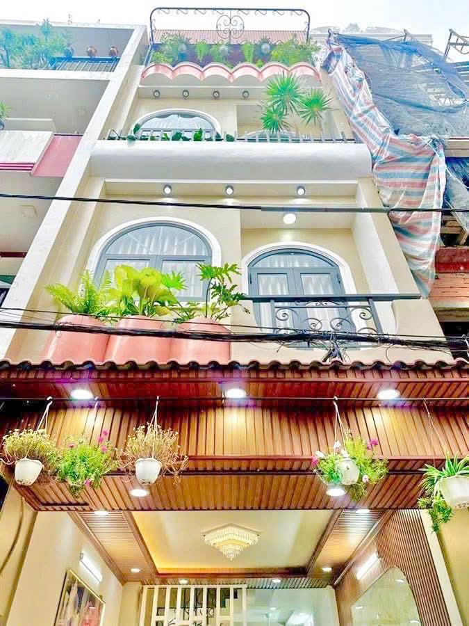 BÁN NHÀ BÌNH TÂN, GIÁP TÂN PHÚ, 4 TẦNG FULL NỘI THẤT, HẺM Ô TÔ, 6 TỶ - Ảnh 1