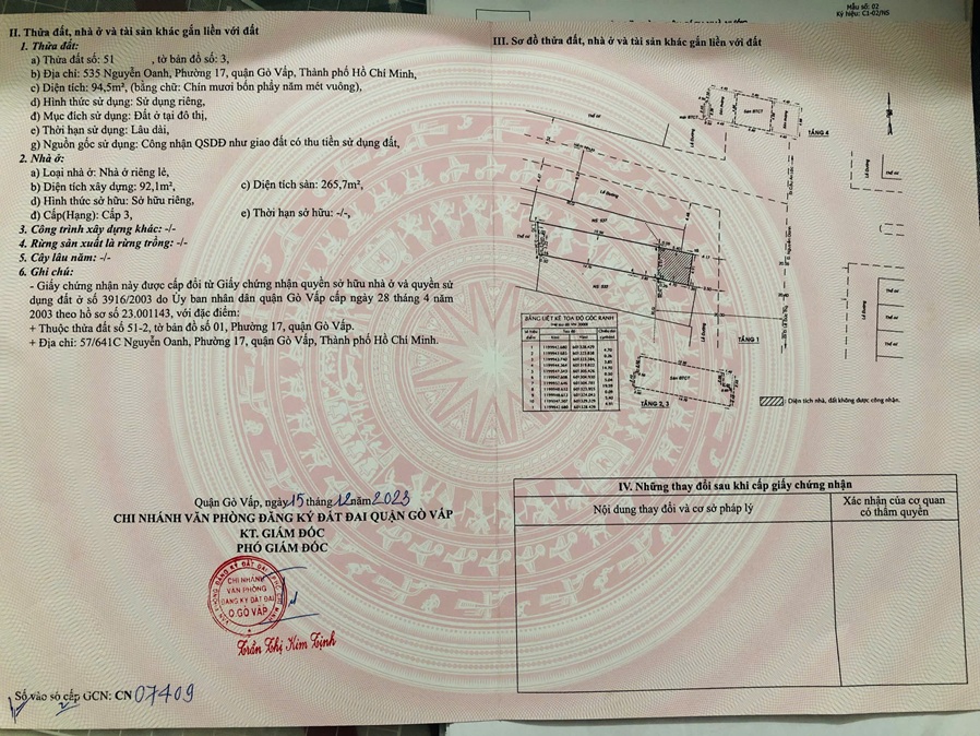 GIÁ TỐT - CHÍNH CHỦ Cần Bán Nhanh Căn Nhà Mặt Tiền Đẹp Vị Trí Tại Quận Gò Vấp, TP HCM - Ảnh 1