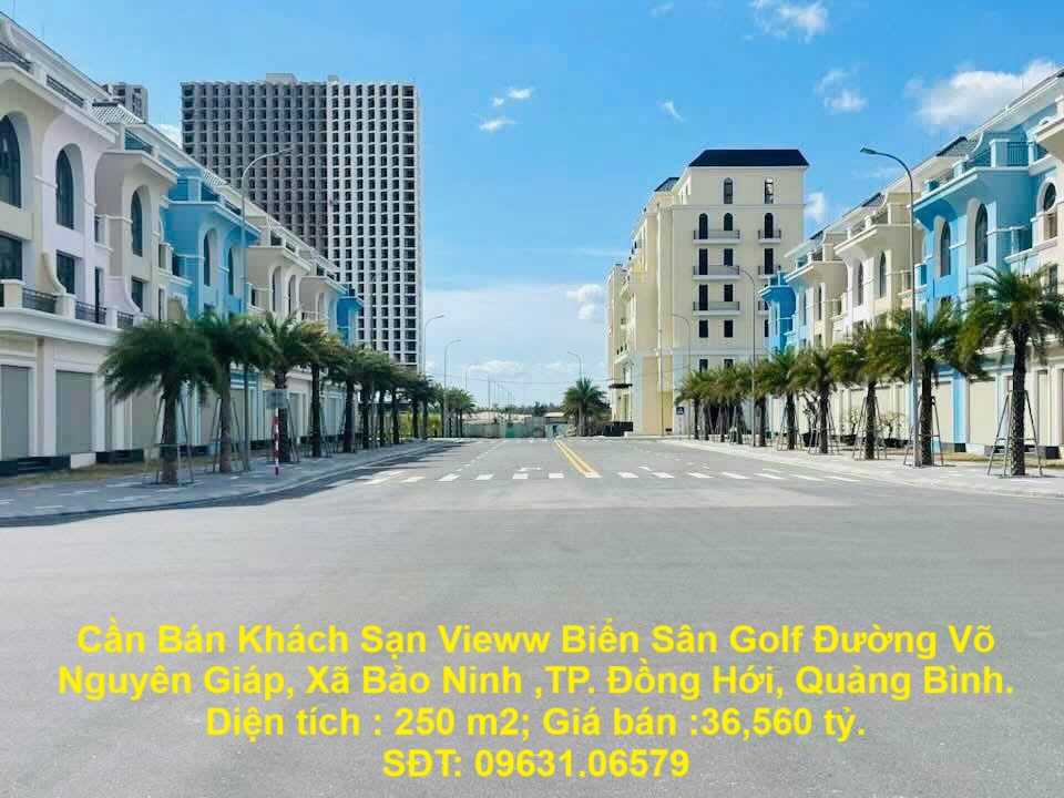 Cần Bán Khách Sạn Vieww Biển Sân Golf Đường Võ Nguyên Giáp, Xã Bảo Ninh ,TP. Đồng Hới, Quảng Bình. - Ảnh chính