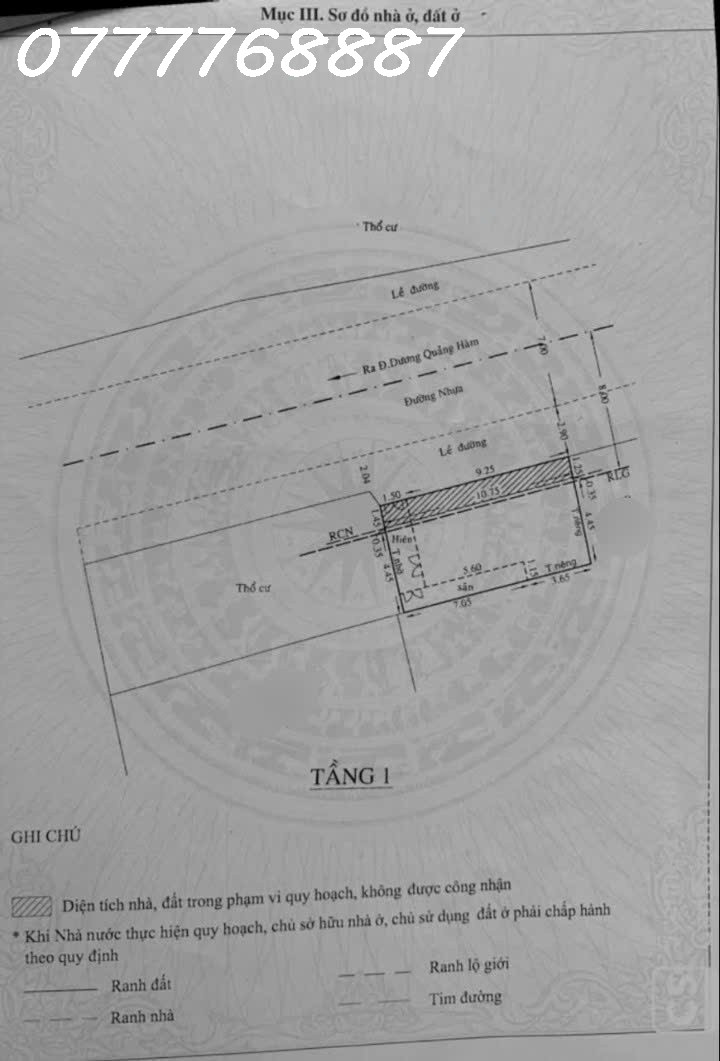 Bán Đất Tặng Biệt Thự, 900m2 đất giá chỉ nhỉnh 100tr/m2 - Ảnh 4