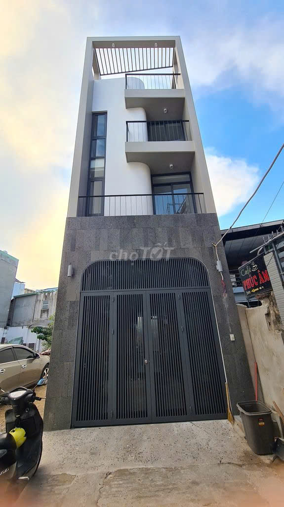 Cho Thuê Nhà HXH 75m2, 3PN, Nhà Mới 100% Hẻm 220 Đường Hoàng Hoa Thám, Phường 5, Bình Thạnh - Ảnh chính