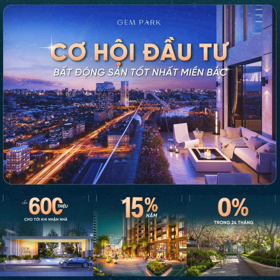 GEM PARK HẢI PHÒNG – ĐẦU TƯ CĂN HỘ CHO THUÊ “CHUẨN HÀN” TẠI MIỀN BẮC . Chỉ từ 600 triệu là sở hữu - Ảnh 2