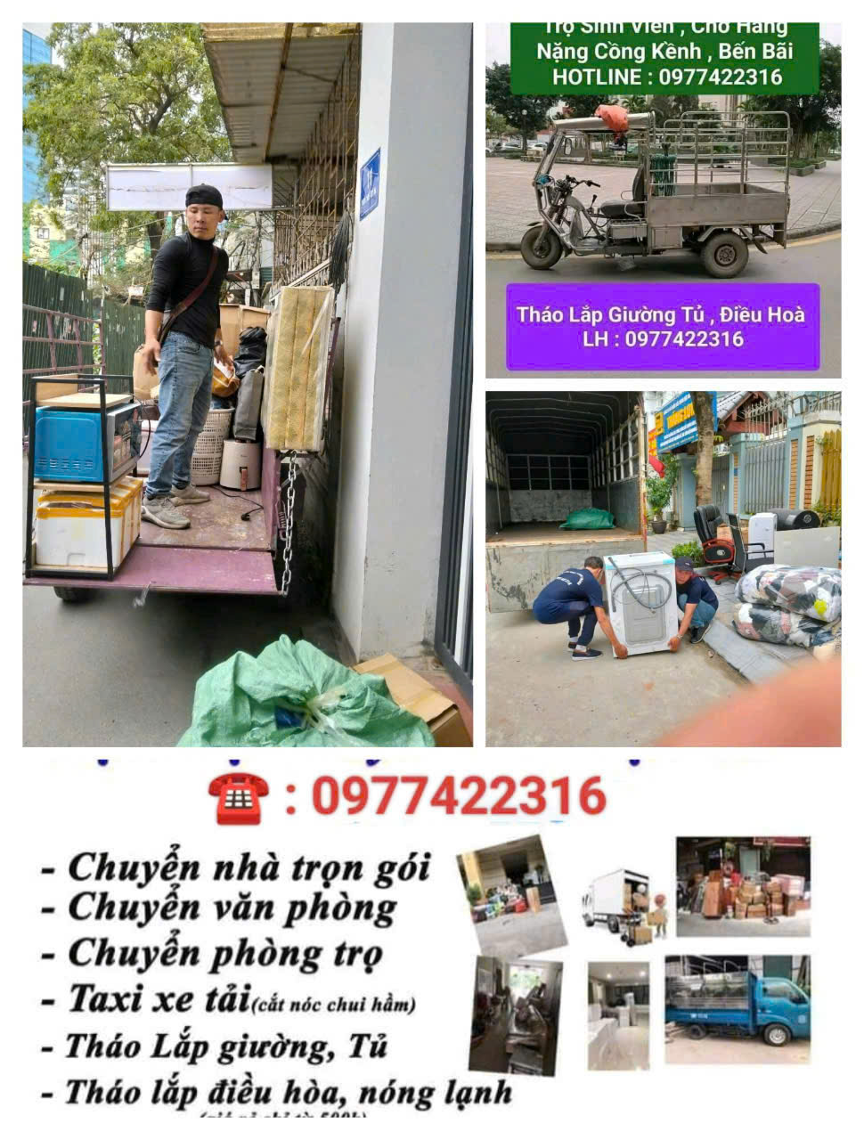 DỊCH VỤ CHUYỂN NHÀ BẰNG XE TẢI, XE BA GÁC THANH THANH - Ảnh chính