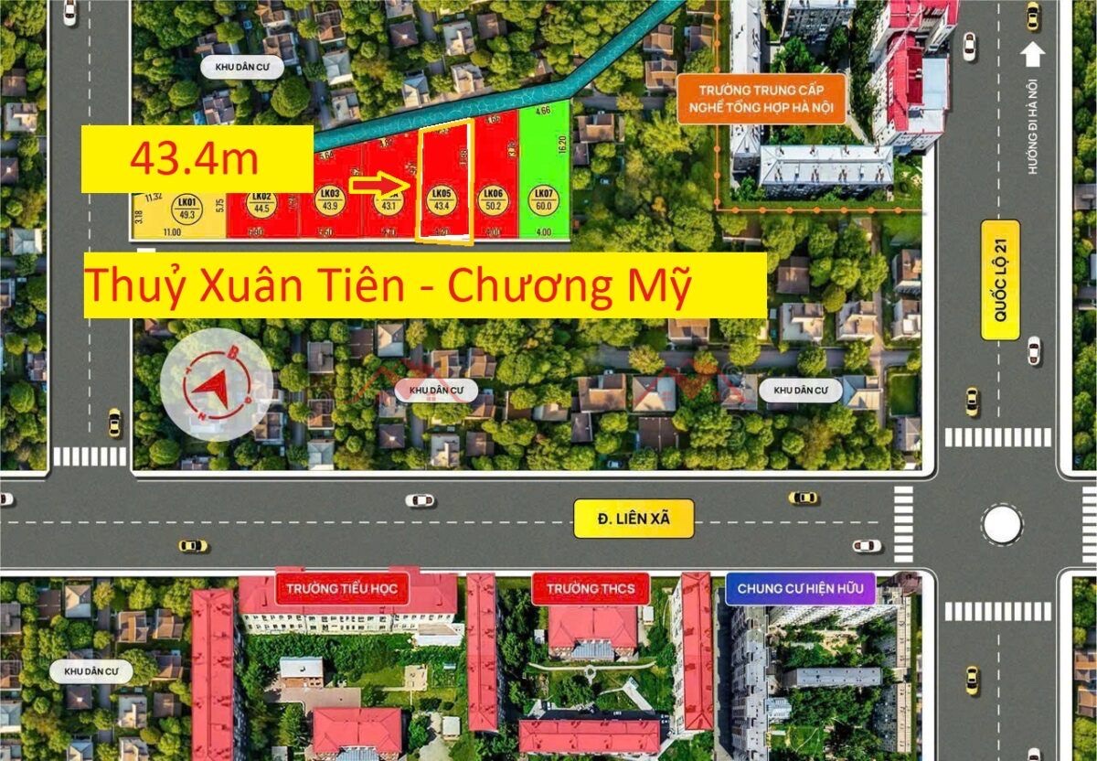 CHÍNH CHỦ BÁN LÔ ĐẤT 43,4M TẠI THỦY XUÂN TIÊN-CHƯƠNG MỸ-HÀ NỘI - Ảnh chính