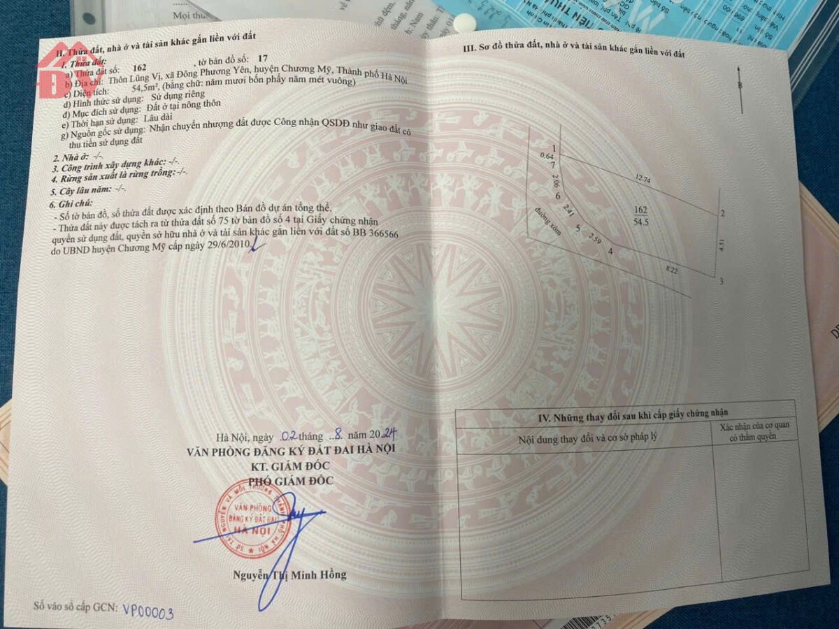 CHÍNH CHỦ BÁN LÔ ĐẤT 54,5M TẠI ĐÔNG PHƯƠNG YÊN-CHƯƠNG MỸ-HÀ NỘI - Ảnh 2