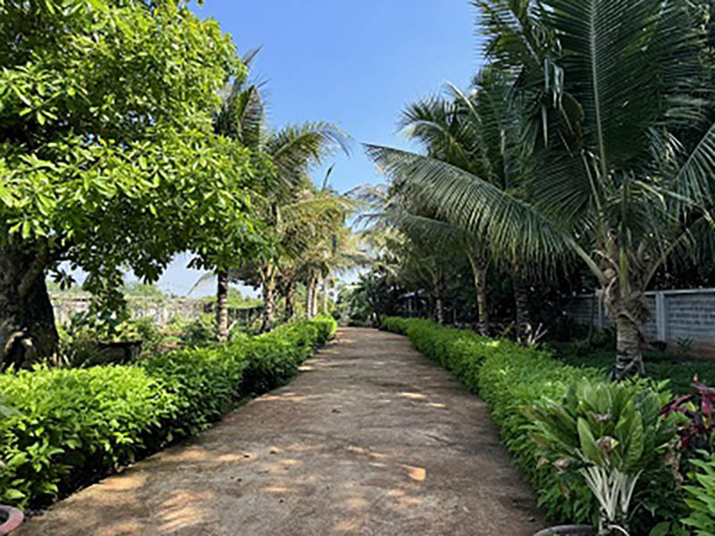 cần bán khu nhà vườn nghỉ dưỡng cực đẹp rộng 2200m2 mặt tiền đừơng nhựa ngay khu dân cư - Ảnh 1