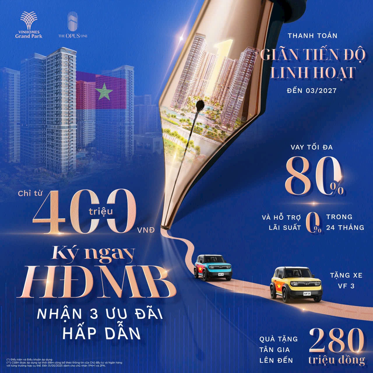 SỐNG SANG CHUẨN GIỚI THƯỢNG LƯU TẠI THE OPUS ONE – DEAL ĐẸP CHỈ TỪ 2,5 TỶ - Ảnh chính