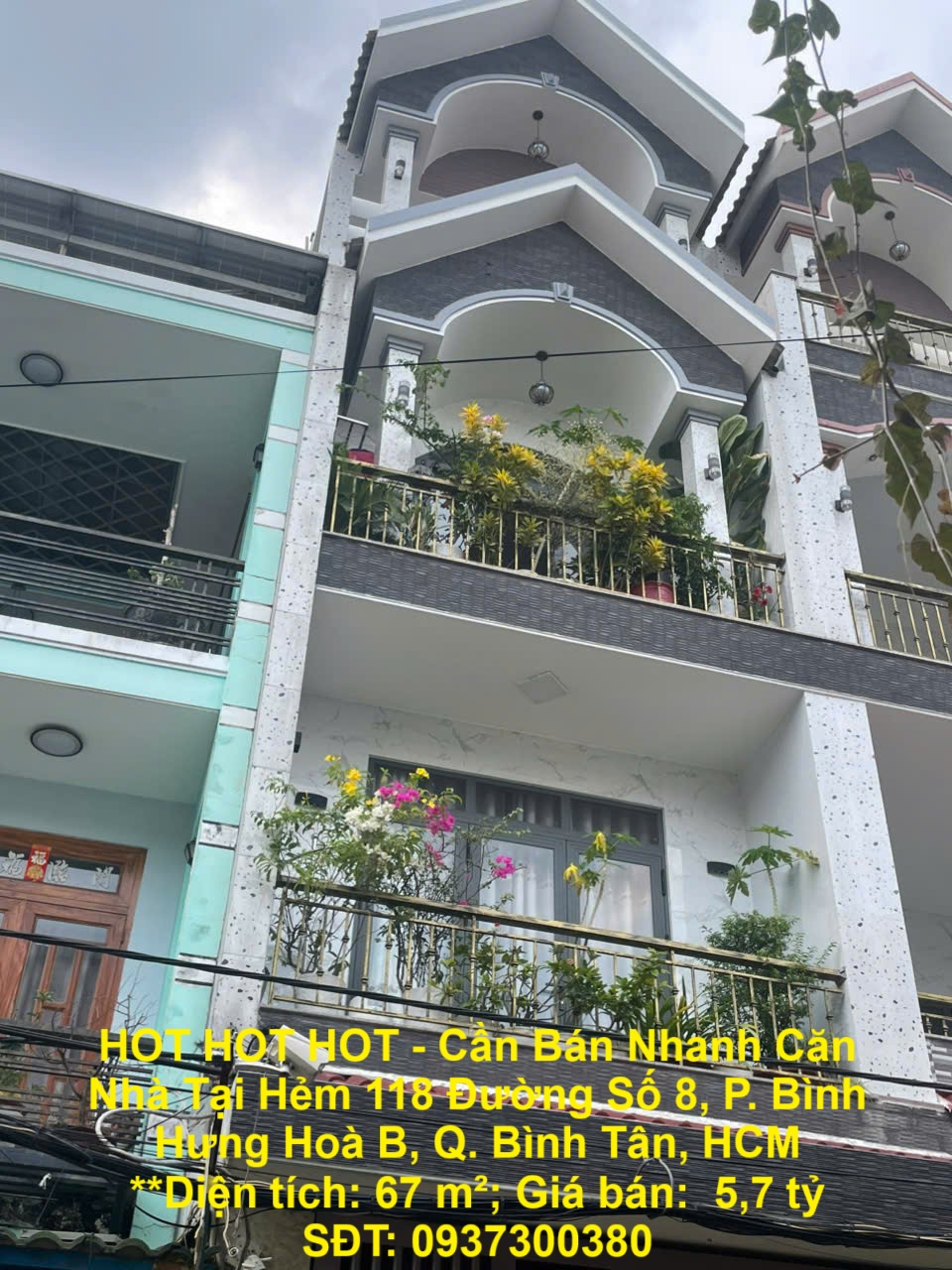 HOT HOT HOT - Cần Bán Nhanh Căn Nhà Tại Hẻm 118 Đường Số 8, P. Bình Hưng Hoà B, Q. Bình Tân, HCM - Ảnh chính