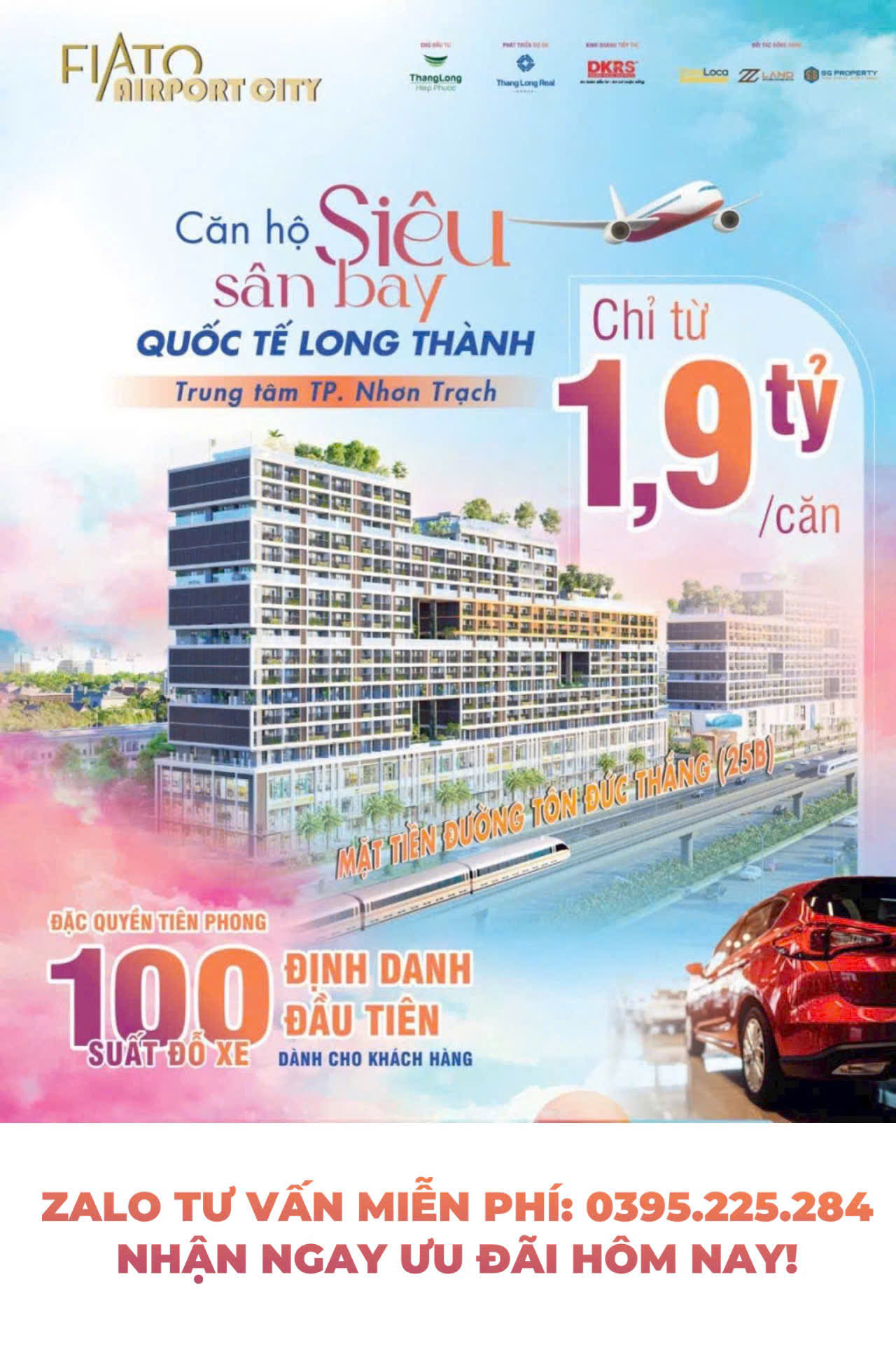 FIATO AIRPORT CITY – Căn Hộ Sân Bay Chỉ Từ 190tr Tại Đường Tôn Đức Thắng(25B), Hiệp Phước, Nhơn - Ảnh chính
