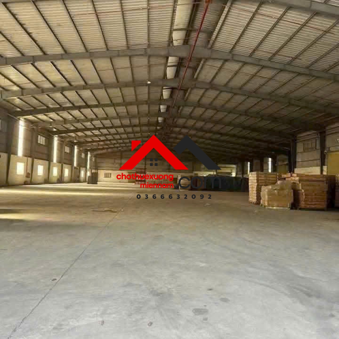 Cho thuê xưởng 3.300m² tại Thuận An, Bình Dương – PCCC tự động, giá chỉ 2.5 USD/m². Liên hệ: - Ảnh chính