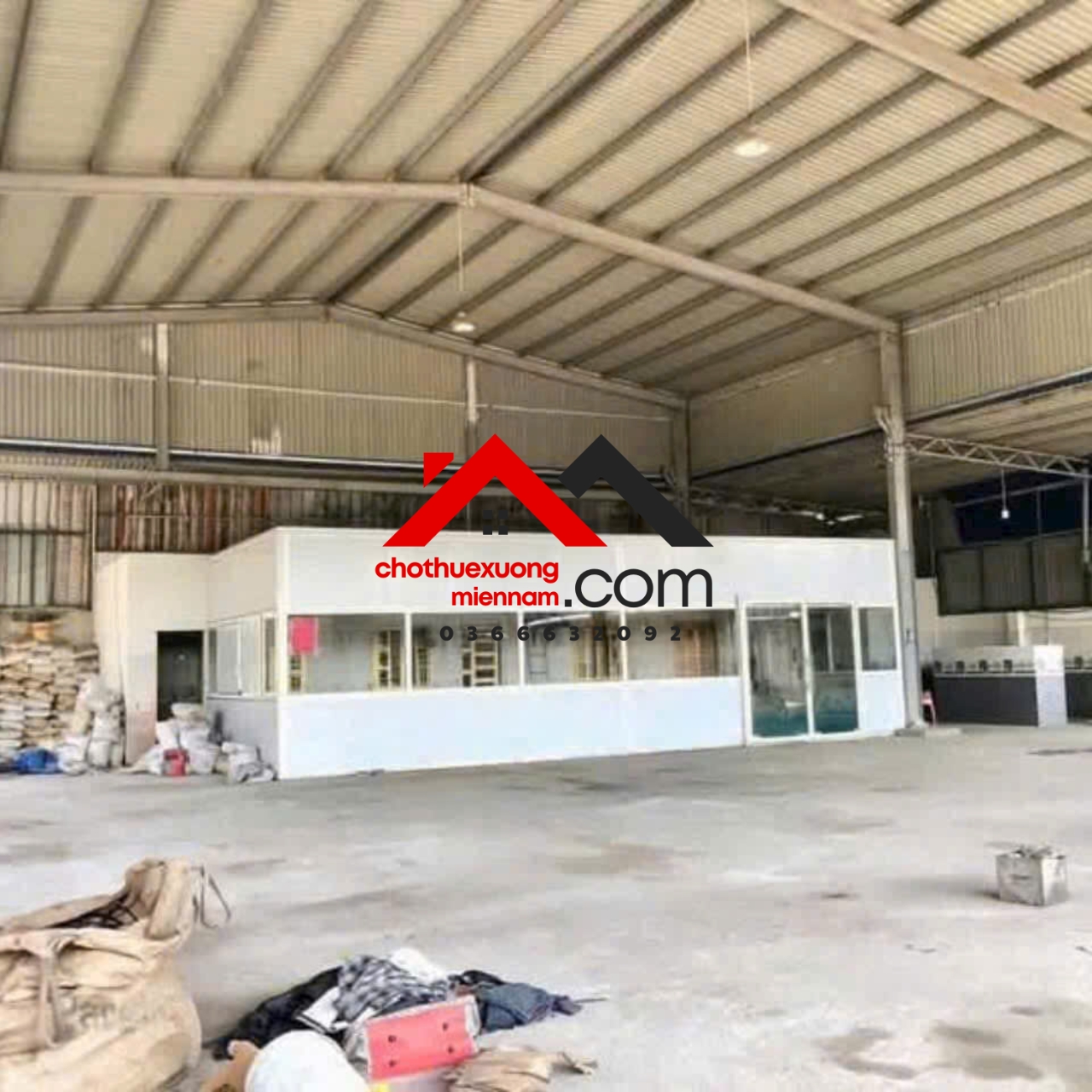 Cho thuê kho xưởng mặt tiền Mỹ Phước – Tân Vạn, Định Hòa, Thủ Dầu Một, Bình Dương – DT 1050m², giá - Ảnh 1