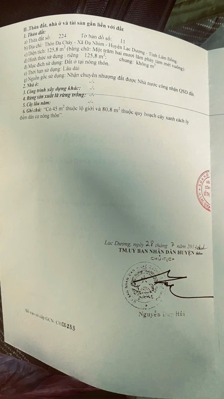 NHÀ ĐẸP - GIÁ TỐT-  Chính Chủ Bán Nhà Tại Xã Đạ Nhim, Lạc Dương, Lâm Đồng - Ảnh 1