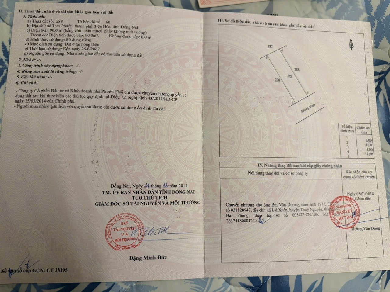 Đất chính chủ- giá tốt chính chủ cần bán nhanh lô đất tại TP Biên Hòa, tỉnh Đồng Nai - Ảnh chính