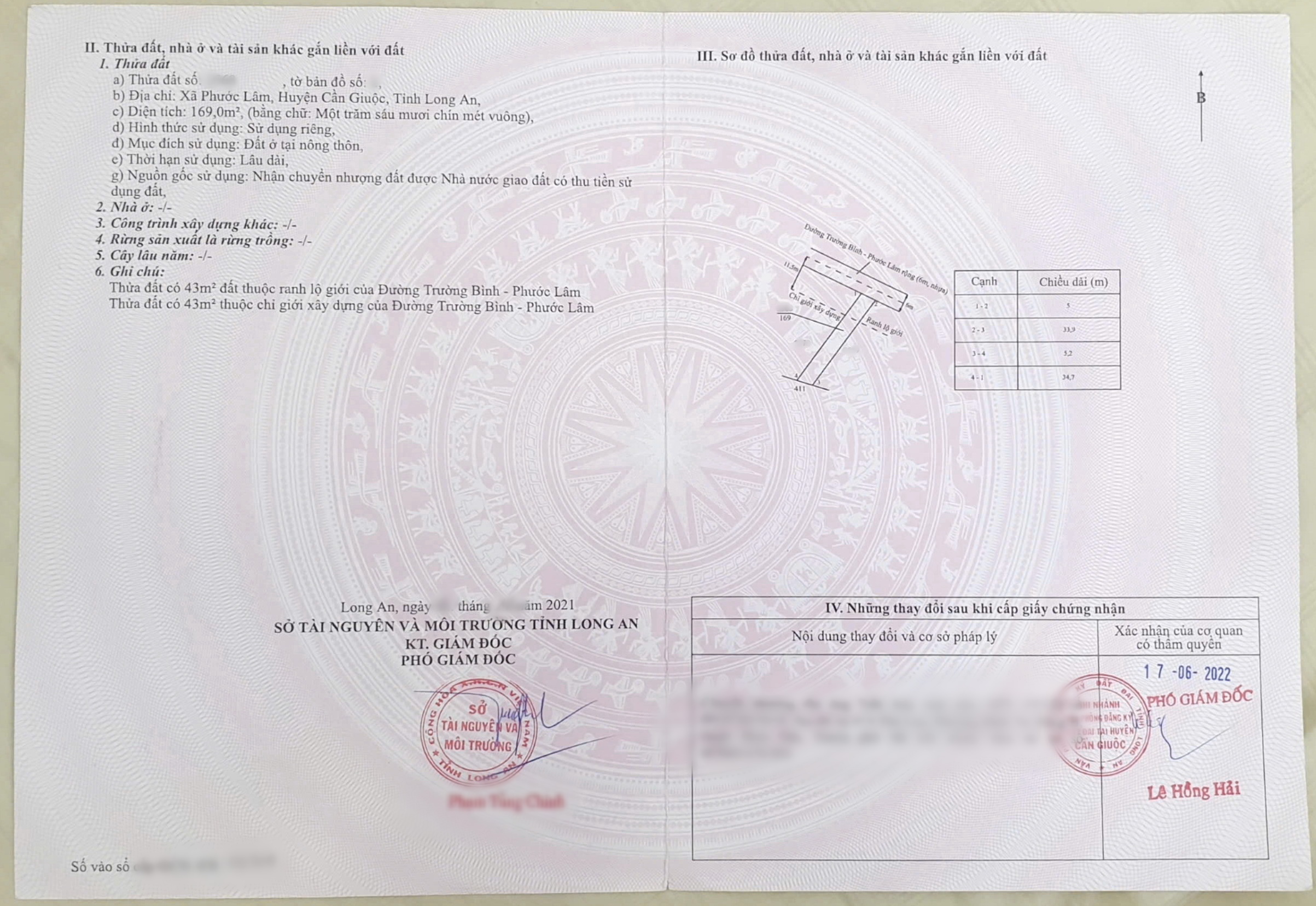 Bán miếng đất mặt tiền đường Trường Bình Phước Lâm Cần Giuộc. Giá 2,2 tỷ TL - Ảnh chính