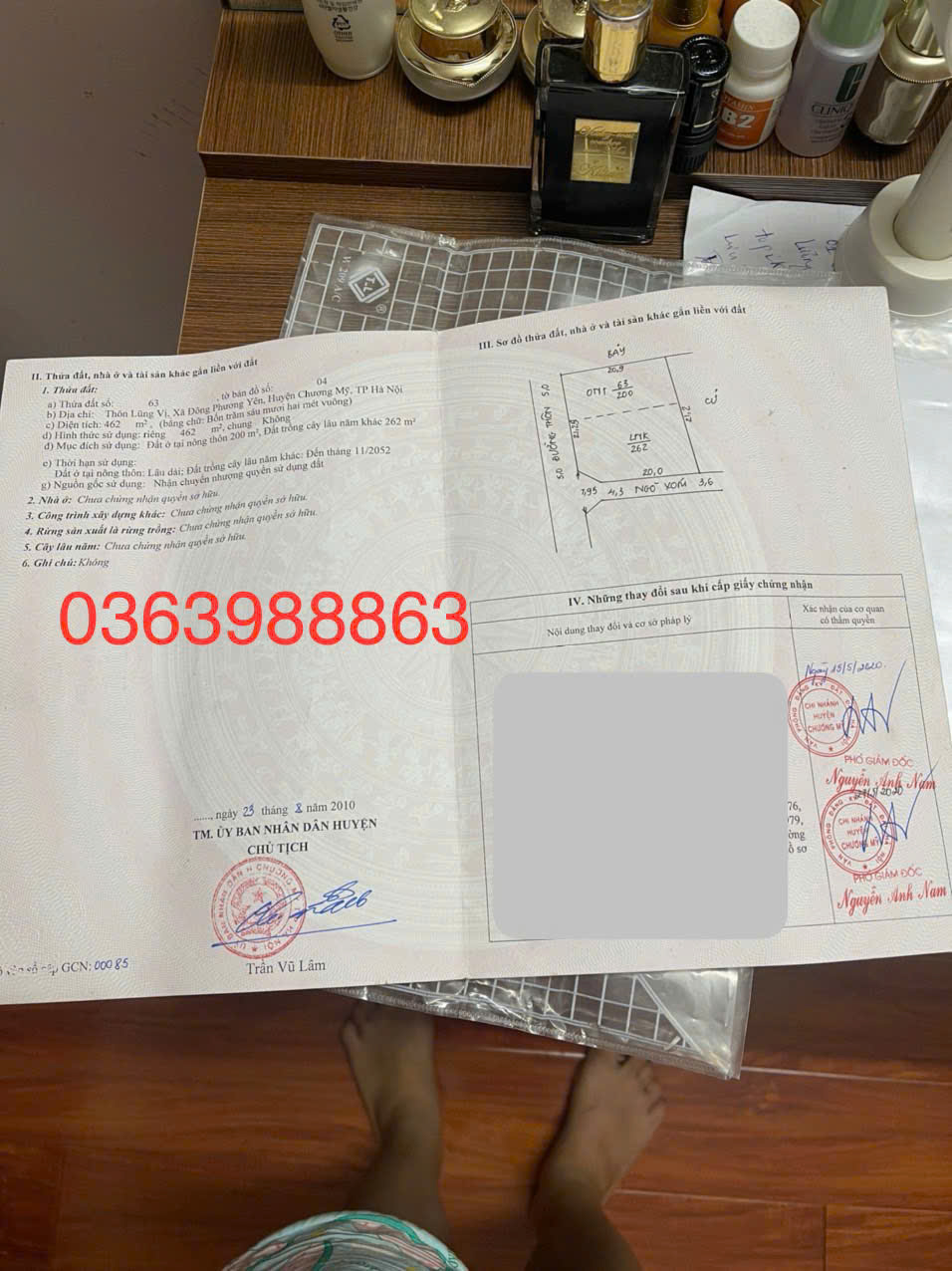 CC cần bán lô đất 462m tại đông phương yên chương mỹ - Ảnh chính
