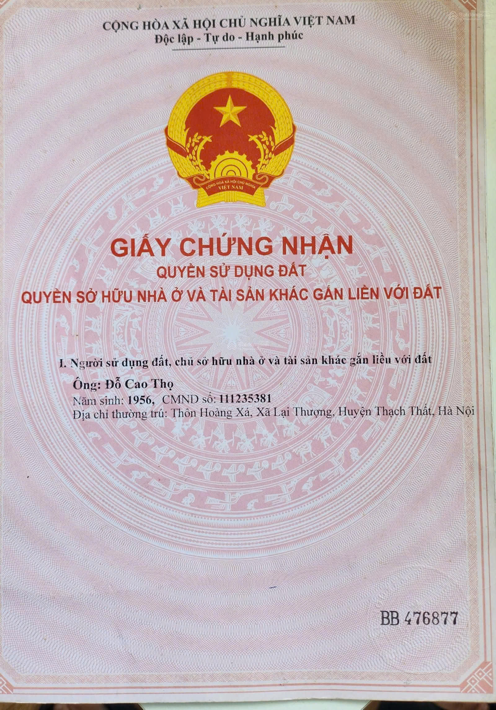 Đất ở Lại Thượng, Thạch Thất full thổ cư, sổ đỏ chính chủ cất két, không qua môi giới, giá cực tốt - Ảnh 2