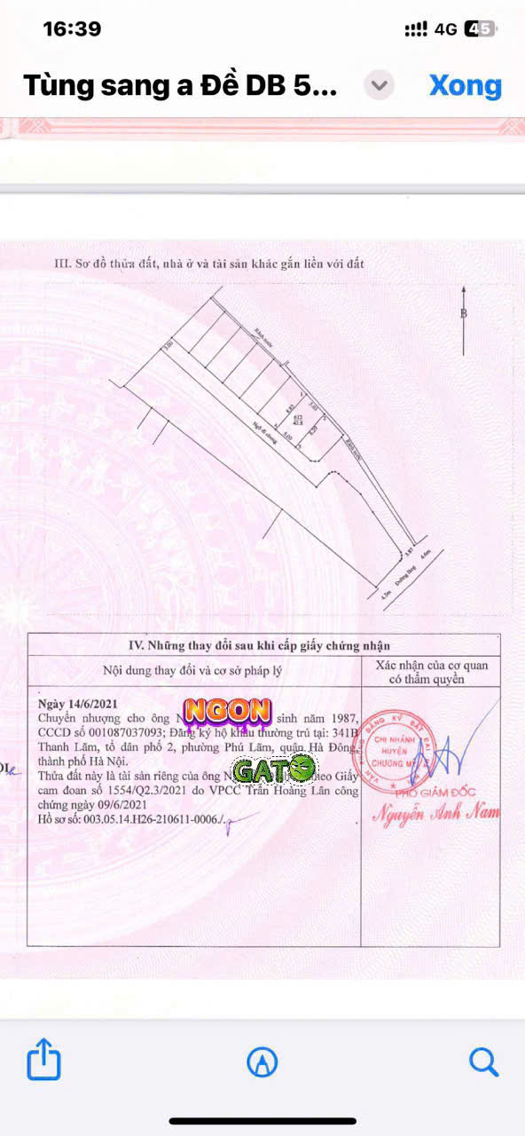 Hơn 2 tỷ có nhà ở ngay Tiên Phương- Chương Mỹ<br><br>Dt: 42,8m full thổ - Ảnh chính