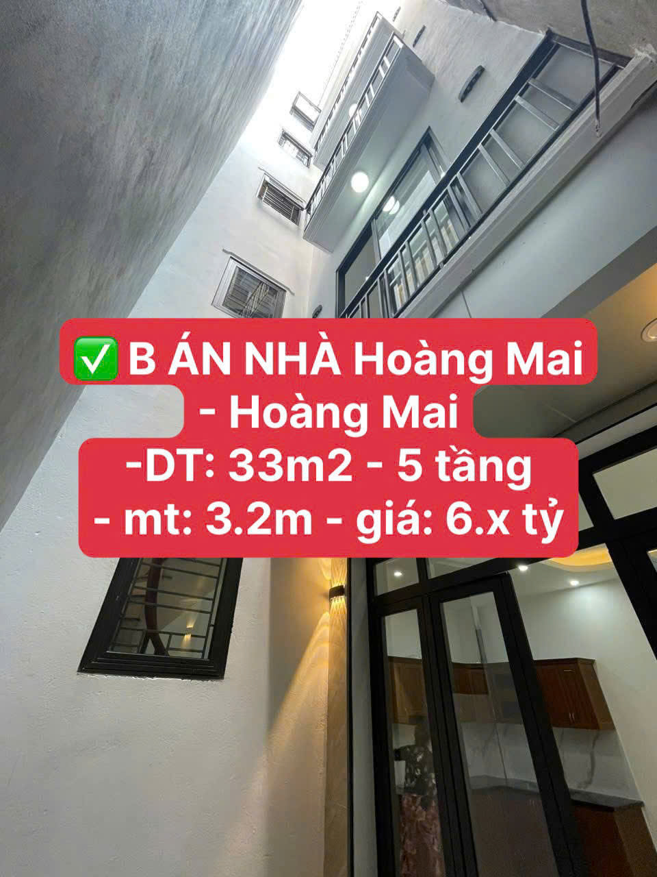 BÁN NHANH NHÀ 5 tầng Hoàng Mai - Quận Hoàng Mai -  TIỆN ÍCH BẠT NGÀN - Ảnh chính