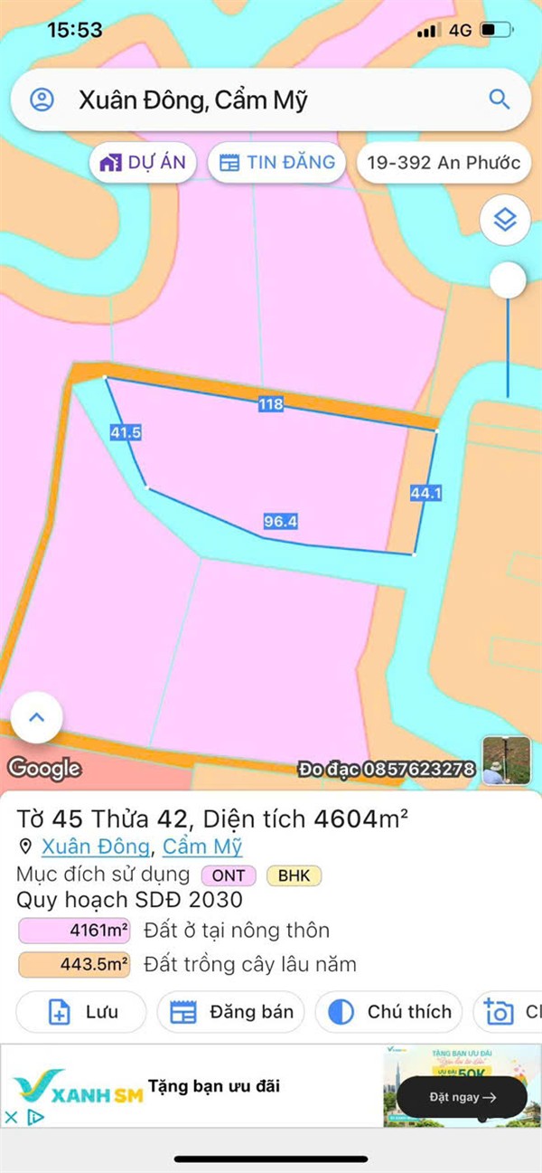 ĐẤT ĐẸP - GIÁ TỐT - CHÍNH CHỦ Cần Bán Lô Đất TạiXã Xuân Đồng, Cẩm Mỹ, Đồng Nai - Ảnh chính