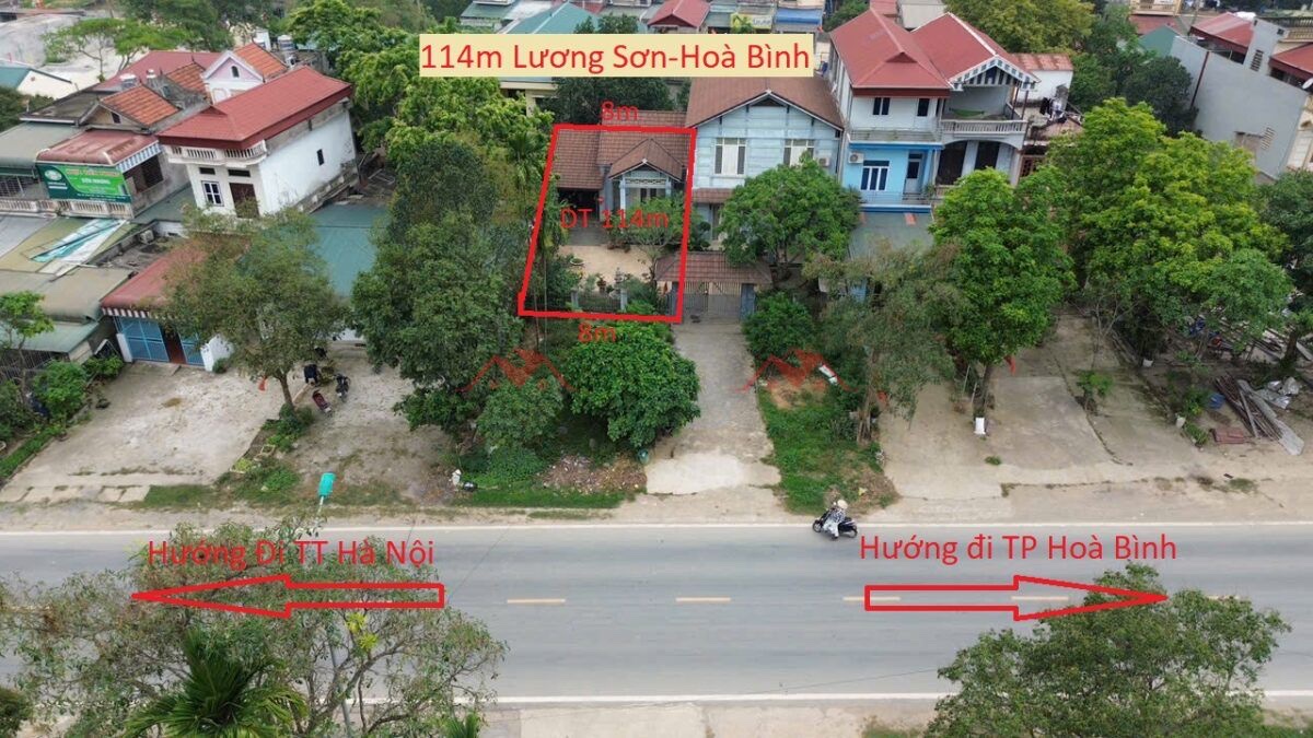 CHÍNH CHỦ CẦN TIỀN BÁN CĂN NHÀ ĐẸP 114,7M TẠI LƯƠNG SƠN-HÒA BÌNH - Ảnh chính