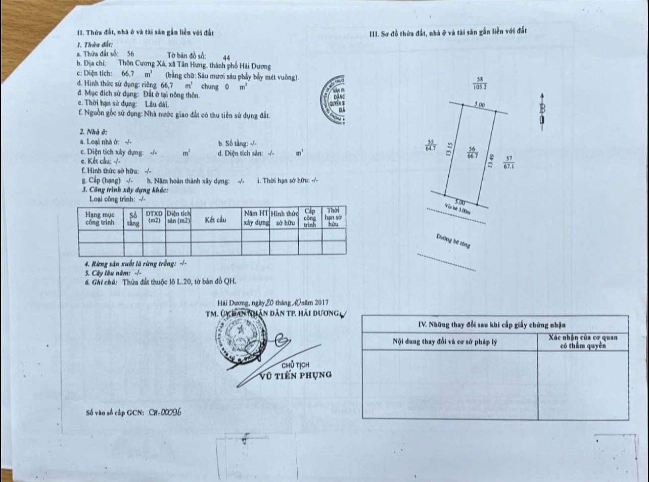 Bán đất mặt đường Phúc Liễu, ph Tân Hưng, TP Hải Dương, 66.7m2, mặt tiền 5m, vị trí đẹp - Ảnh 3