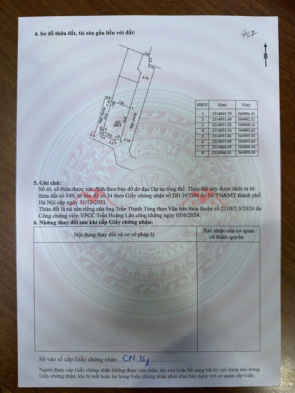 CHÍNH CHỦ BÁN LÔ ĐẤT 105,5M TẠI ĐÔNG SƠN-CHƯƠNG MỸ-HÀ NỘI - Ảnh 2