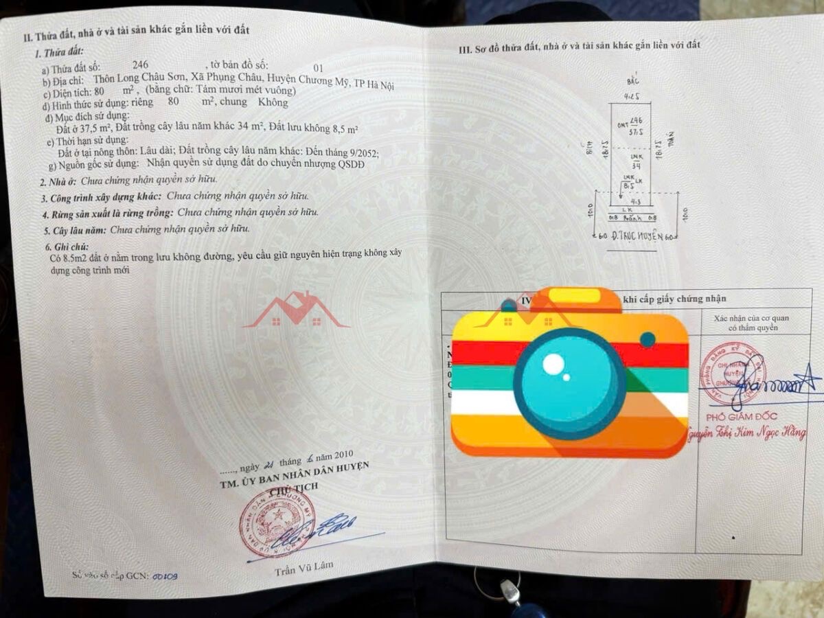 CHÍNH CHỦ BÁN LÔ ĐẤT 80M PHỤNG CHÂU-CHƯƠNG MỸ-HÀ NỘI - Ảnh 3