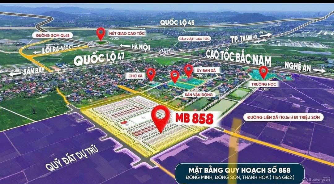 BÁN LÔ ĐẤT BIỆT THỰ MB858 ĐÔNG MINH 276M2 – HƯỚNG TÂY NAM – GIÁ TỐT NHẤT KHU VỰC 🔥 - Ảnh chính