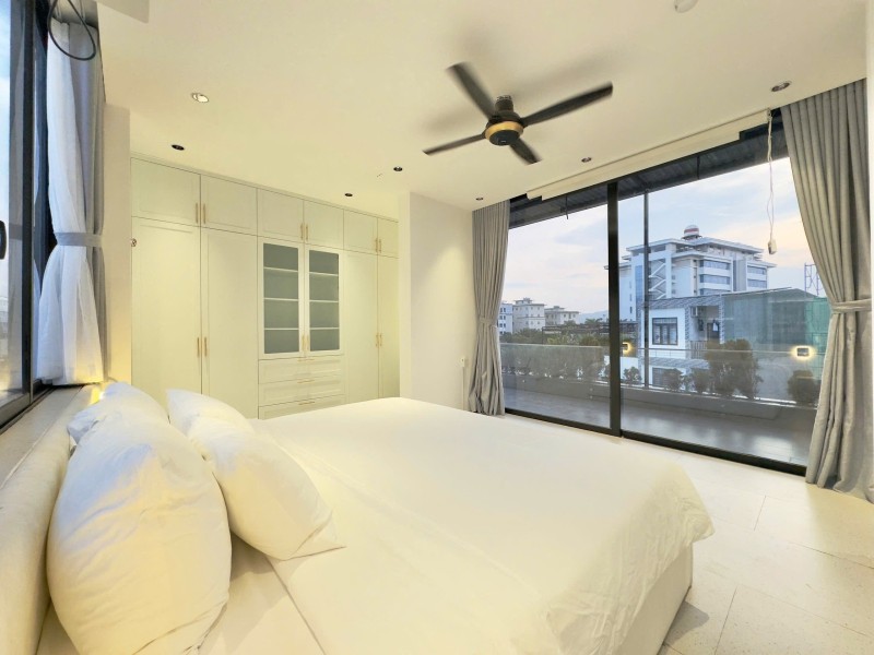 ♣ Villa Góc 2 MT Trường Thi gần Cổng Sân Bay, 194m2, 4 tầng KD, 80tr/th - Ảnh 4