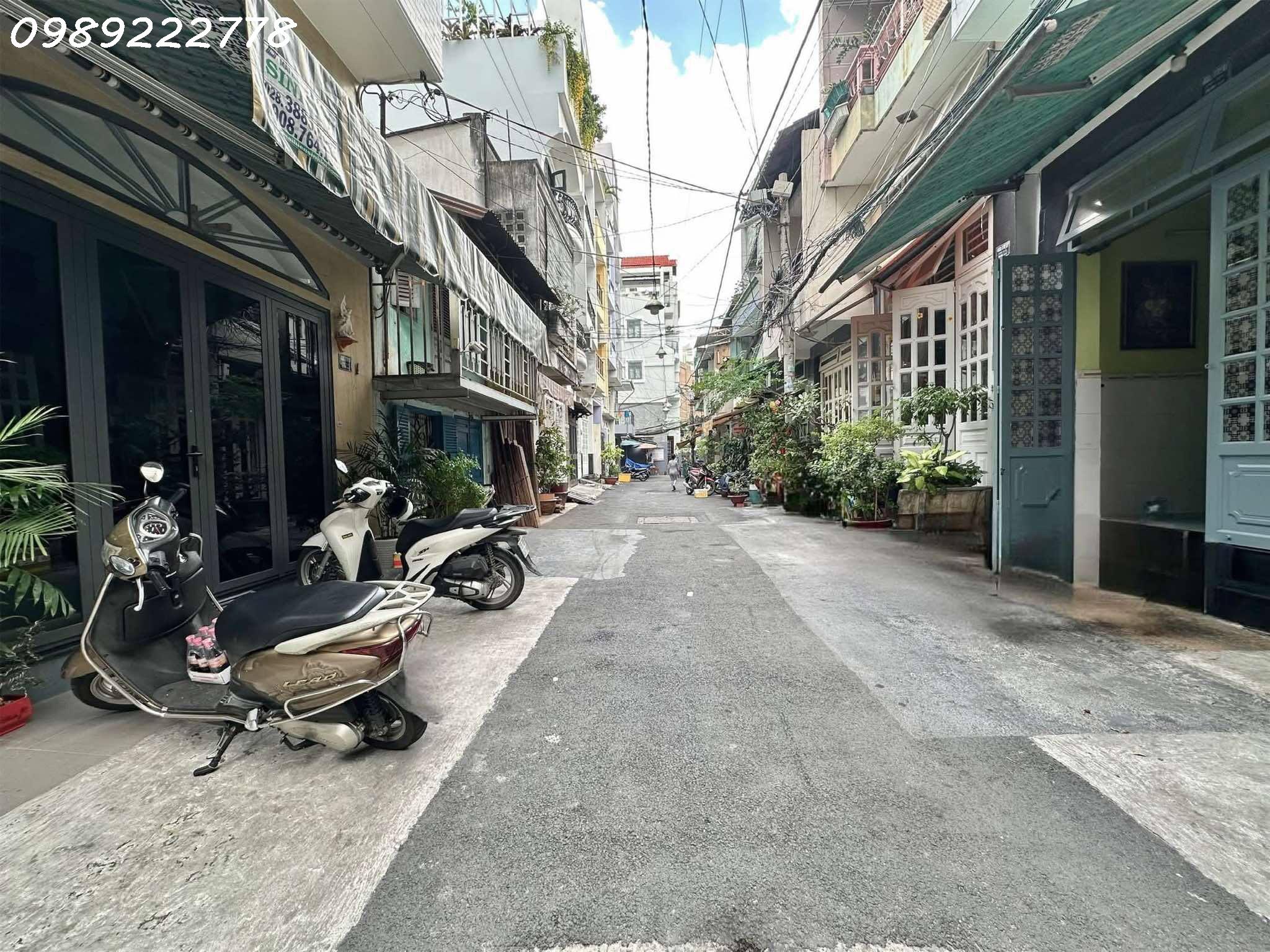 LÊ VĂN SỸ - HẺM TRẢI NHỰA 6M Ô TÔ QUAY ĐẦU -  74M2 ( 4.4x17.5 nở hậu 5m ) - 5 TẦNG - 8 CHDV MỚI  - - Ảnh chính