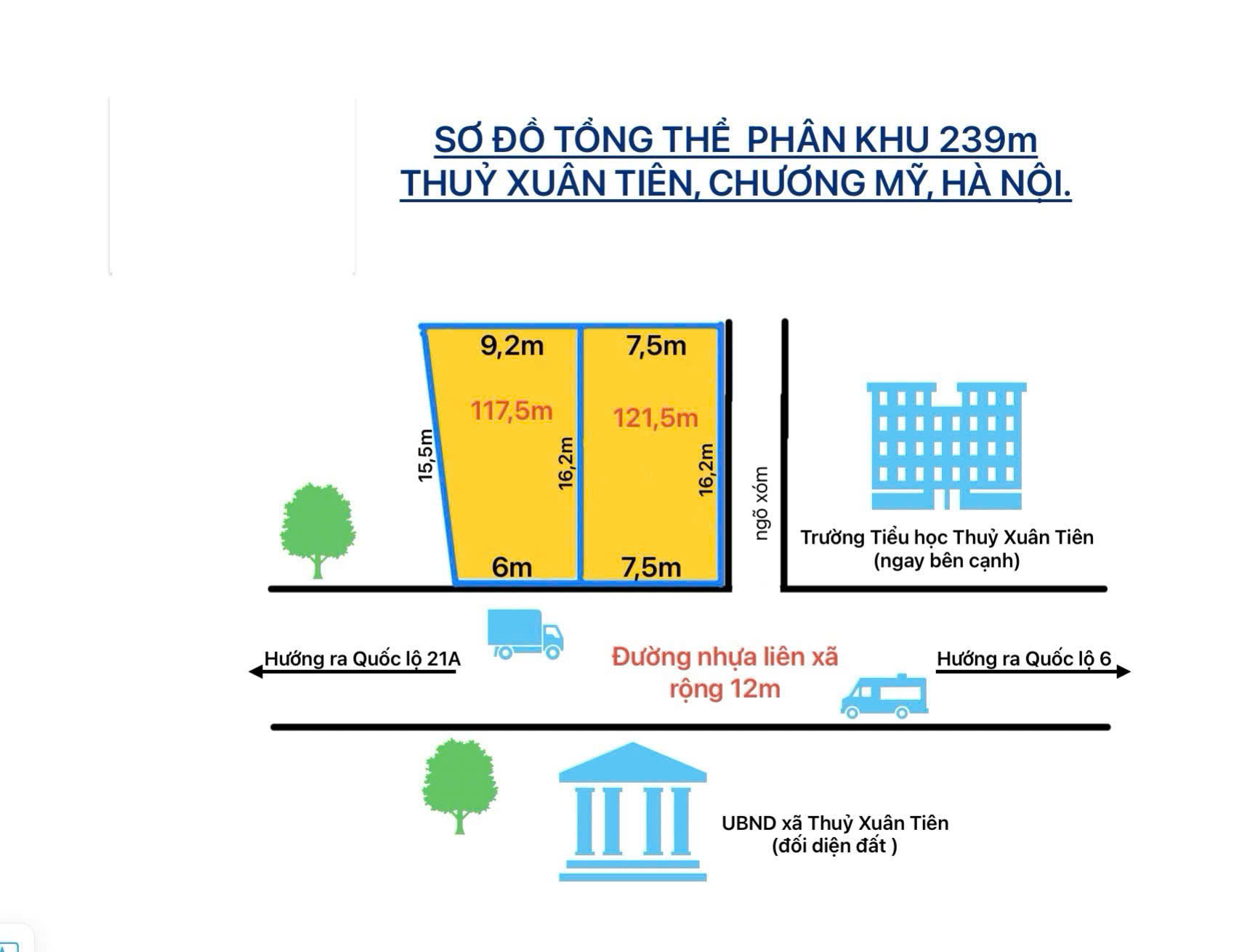 CC cần tiền bán lô đất 239m có 200m thổ cư lô góc tại thủy xuân tiên chương mỹ hà nội - Ảnh chính