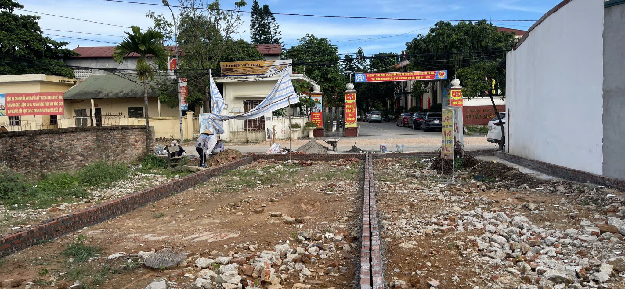 CC cần tiền bán lô đất 239m có 200m thổ cư lô góc tại thủy xuân tiên chương mỹ hà nội - Ảnh 4