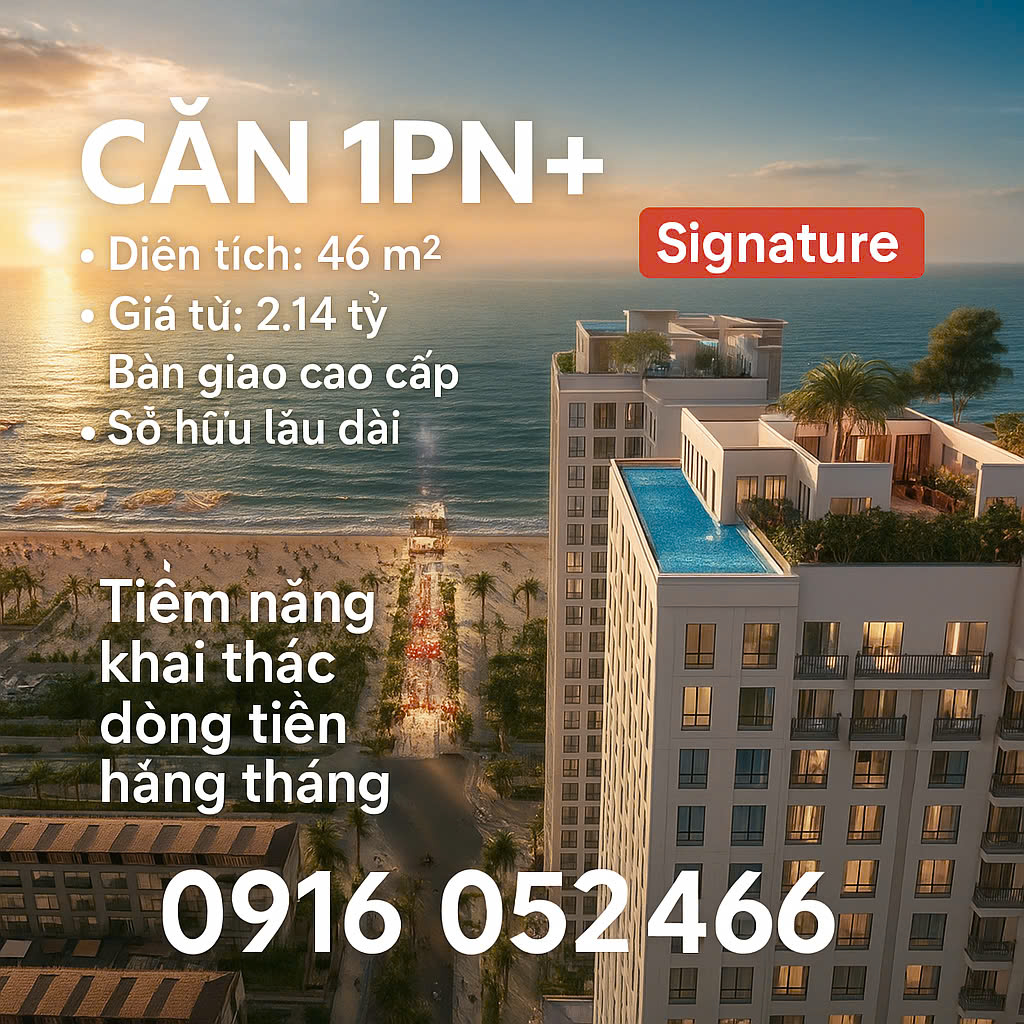 Tận hưởng cuộc sống cân bằng giữa làm việc và thư giãn tại căn hộ 1PN+ 49m² – Tòa Signature - Ảnh 3