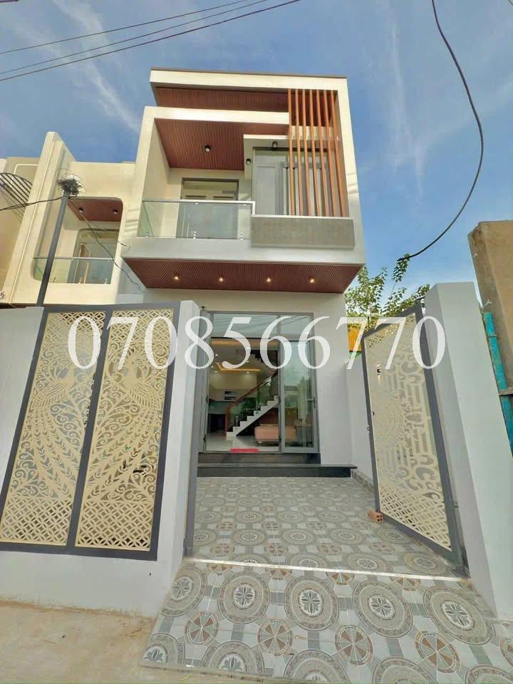 Nhà 1 trệt 1 lầu rẻ như cho gần chợ Bình Điền  vài phút xe máy, 82 m2, giá 1,3 tỷ - Ảnh 1
