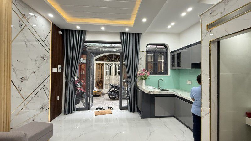 NHÀ ĐƯỜNG BÙI QUANG LÀ - GÒ VẤP - GIÁP TÂN BÌNH 2 TẦNG - 2PN - NHÀ MỚI - CHỈ 3,3 TỶ - Ảnh 2