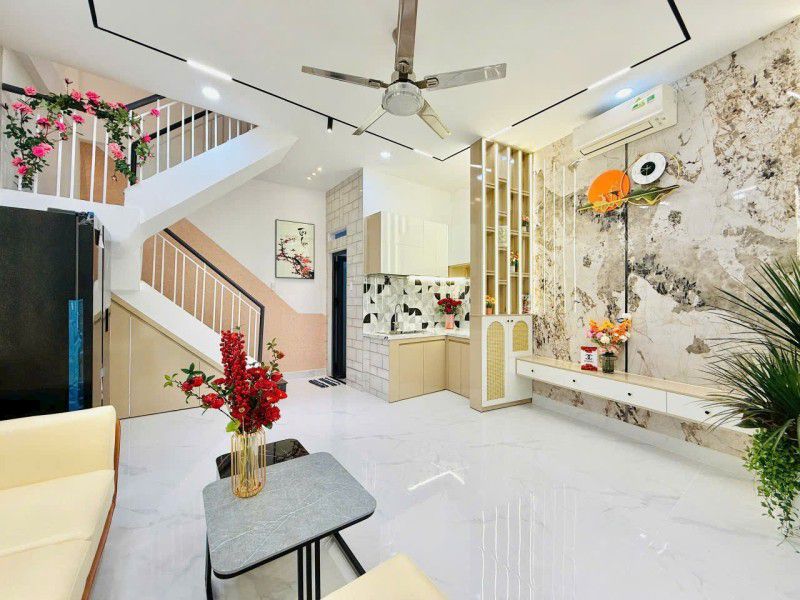 MINI HOUSE SAU CĂN MẶT TIỀN HẺM XE TẢI QUANG TRUNG - GẦN NHÀ THỜ HẠNH THÔNG TÂY - 3 TẦNG - GIÁ CHỈ - Ảnh chính