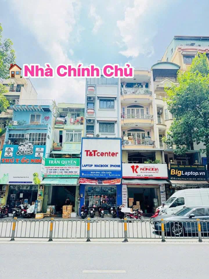 ** 22 Tỷ Hơn, Mặt Tiền KD Lê Hồng Phong Quận 10 Giáp Quận 3,5 (4.5X14.5) Nở Hậu 6.5m - Ảnh 1